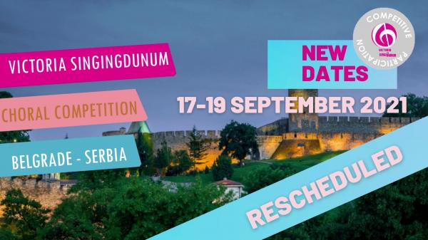 Choral Competition Victoria SingingDunum  rescheduled NEW DATES 17-19 September 2021